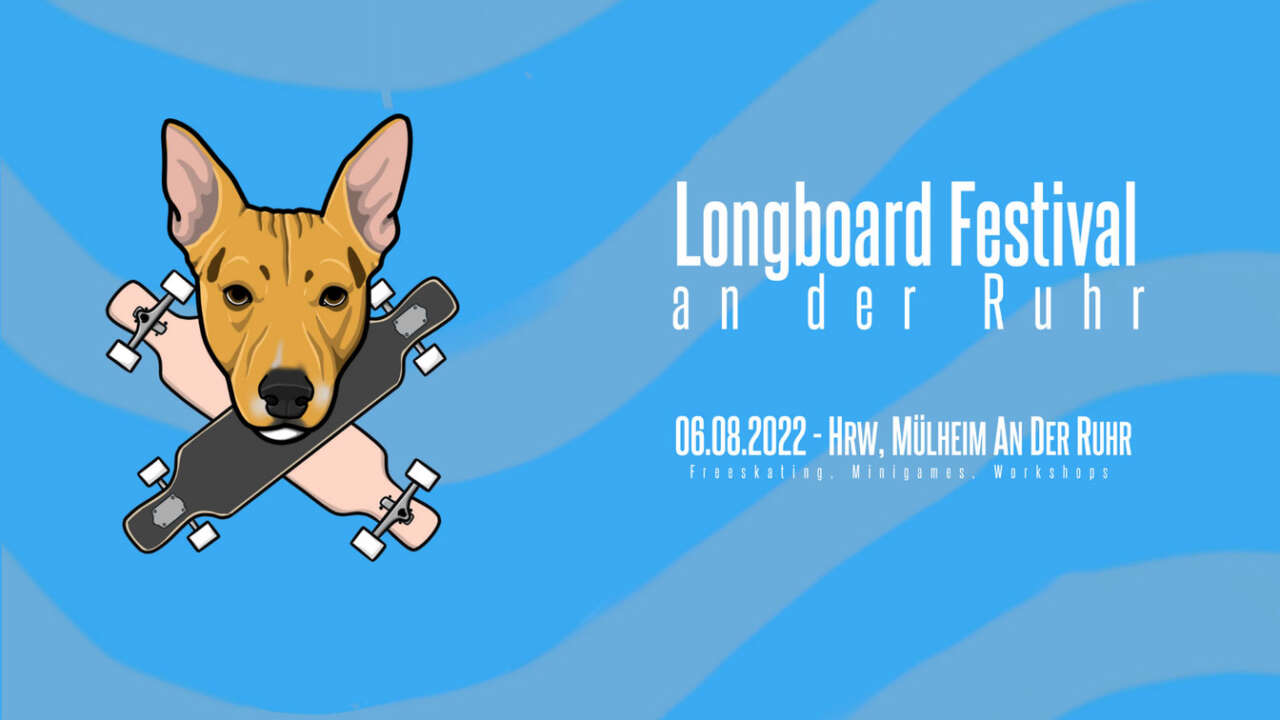 Longboard Festival an der Ruhr in Mülheim, erstmalig am 6. August 2022