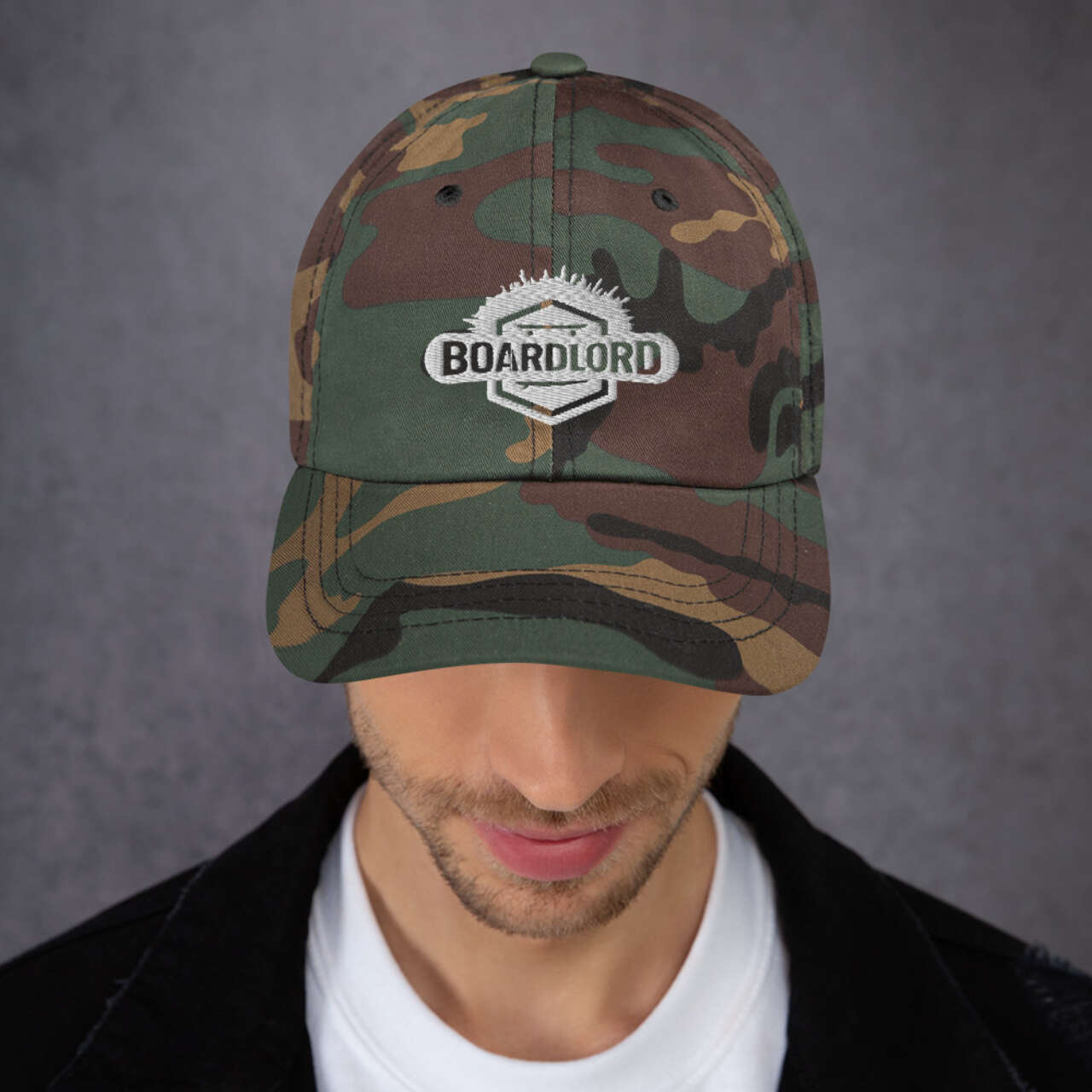 Baseball Cap Dad-Hat mit gesticktem Logo Board Lord